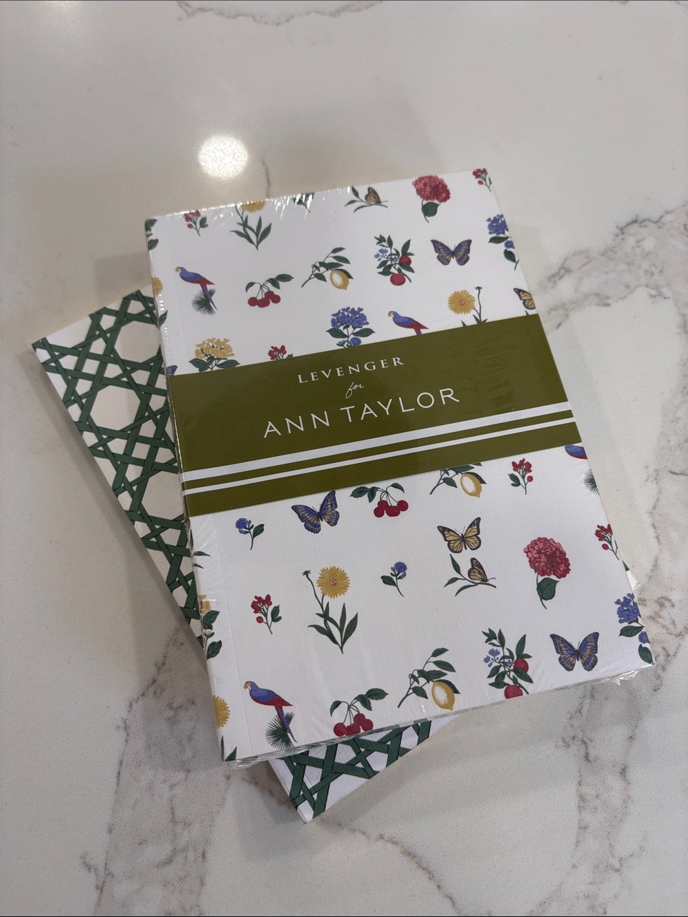 Ann Taylor x Levenger Botanical Print Journal Notebooks - Set of 3